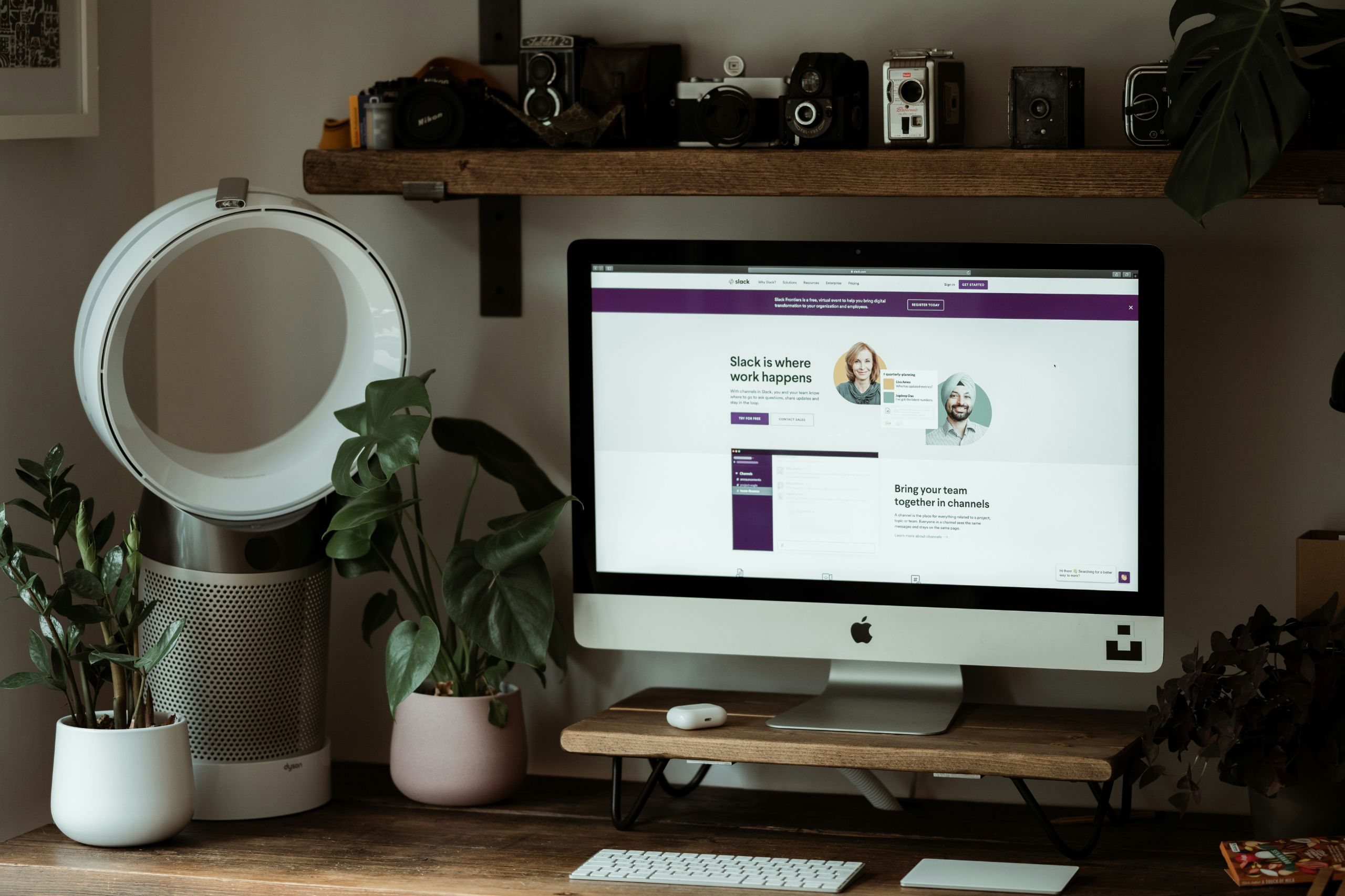 Professional business website displayed on a computer, representing ways to build trust with potential clients online